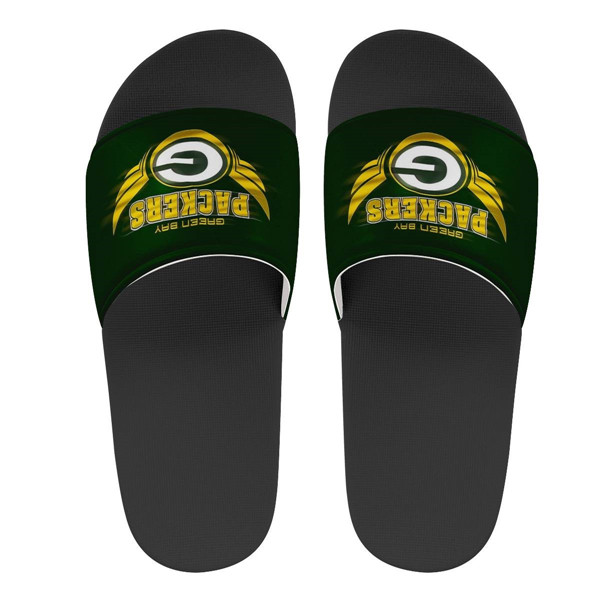 Youth Green Bay Packers Flip Flops 002